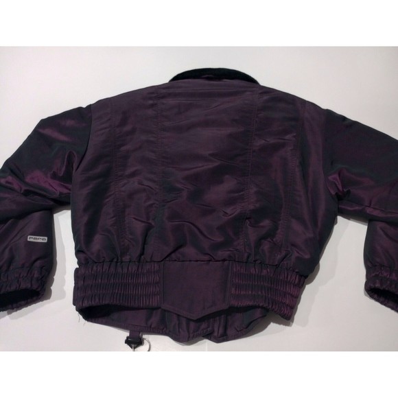 FERA Womens Sz10 Irredentist Purple Short Moto Jacket Ski Snowboard Western Belt - Picture 12 of 15